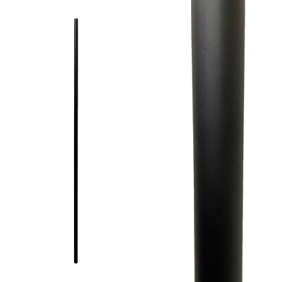 Iron Balusters 5/8'' Round x 44'' Long Classic, Hollow - 30pcs - Satin Black DH-28
