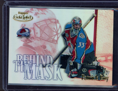 2000-01 Topps Gold Label Behind the Mask #BTM8 Patrick Roy - Picture 1 of 1