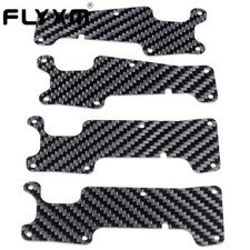 FLYXM Carbon Fiber Front Rear Swing Arm Plate for TRAXXAS 1/8 SLEDGE MONSTER Car