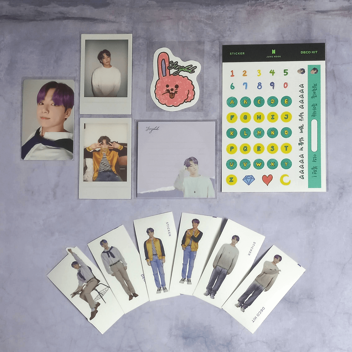 BTS 2022 Deco Kit Photo Card Polaroid Photo Stickers Memo Pad