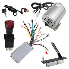 48V 1800W Electric Brushless Motor Controller Throttle Pedal Switch Go Kart Quad