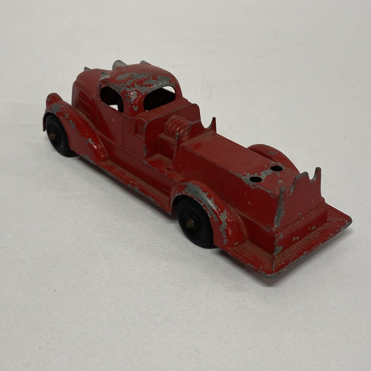 Vintage Original Hubley Kiddie Toy Cast Metal Red Fire