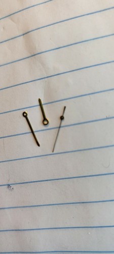 NOS Bulova Accutron 214 218 140 142 143 Uhrenzeiger goldfarben - Bild 4 von 7