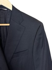 CANALI Micro check  Blue Two Button Suit Jacket Size 42 R 331