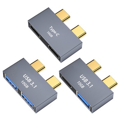 USB C HUB Dockingstation für MacBook Thunderbolt 3 Dual Type-C Adapter