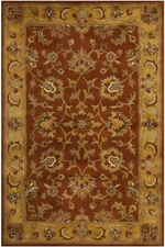 Safavieh Heritage RED / NATURAL 3' X 5' Area Rug - HG820A-3