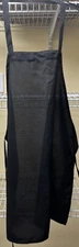 Unbranded Black Chef Apron Catering Cooking Kitchen Butcher One Size New