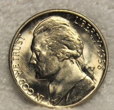 1938 S Jefferson Nickel Uncirculated almost full steps