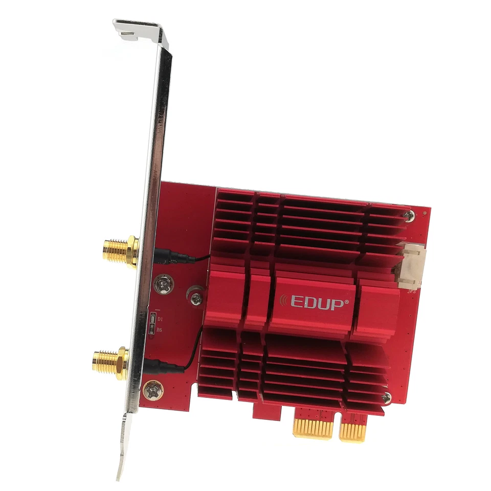 AX200 Desktop PCIe Wireless Adapter Windows 11 Dual Band WiFi 6 Bluetooth Card - Image 2 of 4