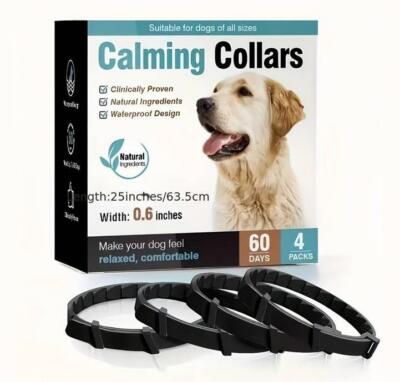 Beruhigendes Halsband Katzen Hunde 1/2/3/4 St Angstlinderung Pheromon Halsband
