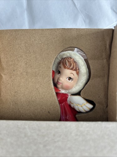 Hallmark Keepsake Vintage Ángel Porcelana Adorno 2023 NUEVO en Caja Nunca Usado - Imagen 3 de 5
