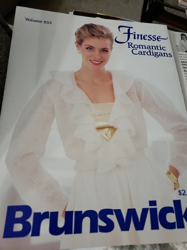 Brunswick Vintage Knitting 833 Finesse Romantic Cardigans - Picture 2 of 3