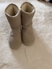 AUS  Sport Womans 10 Beige Suede Boots w/ Premium Aussie Wool Lining — photo 1