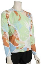 Roxy Sea Skippin LS Surf Shirt - Bright White Undertone - New