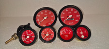 Smiths Replica 52mm-Kit-TempC Oil Fuel AmpGauge0-140KMH Speedo0-80RPM 100mm RB