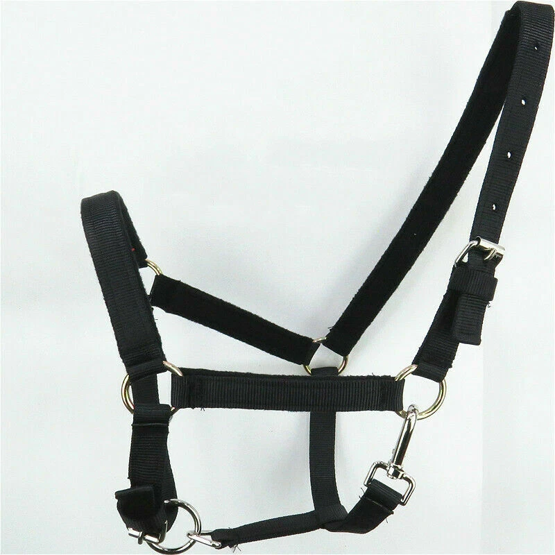 Nylon Headcollar Horse Halter Adjustable Pony Cob Full All Sizes SPW - Image 4 of 4