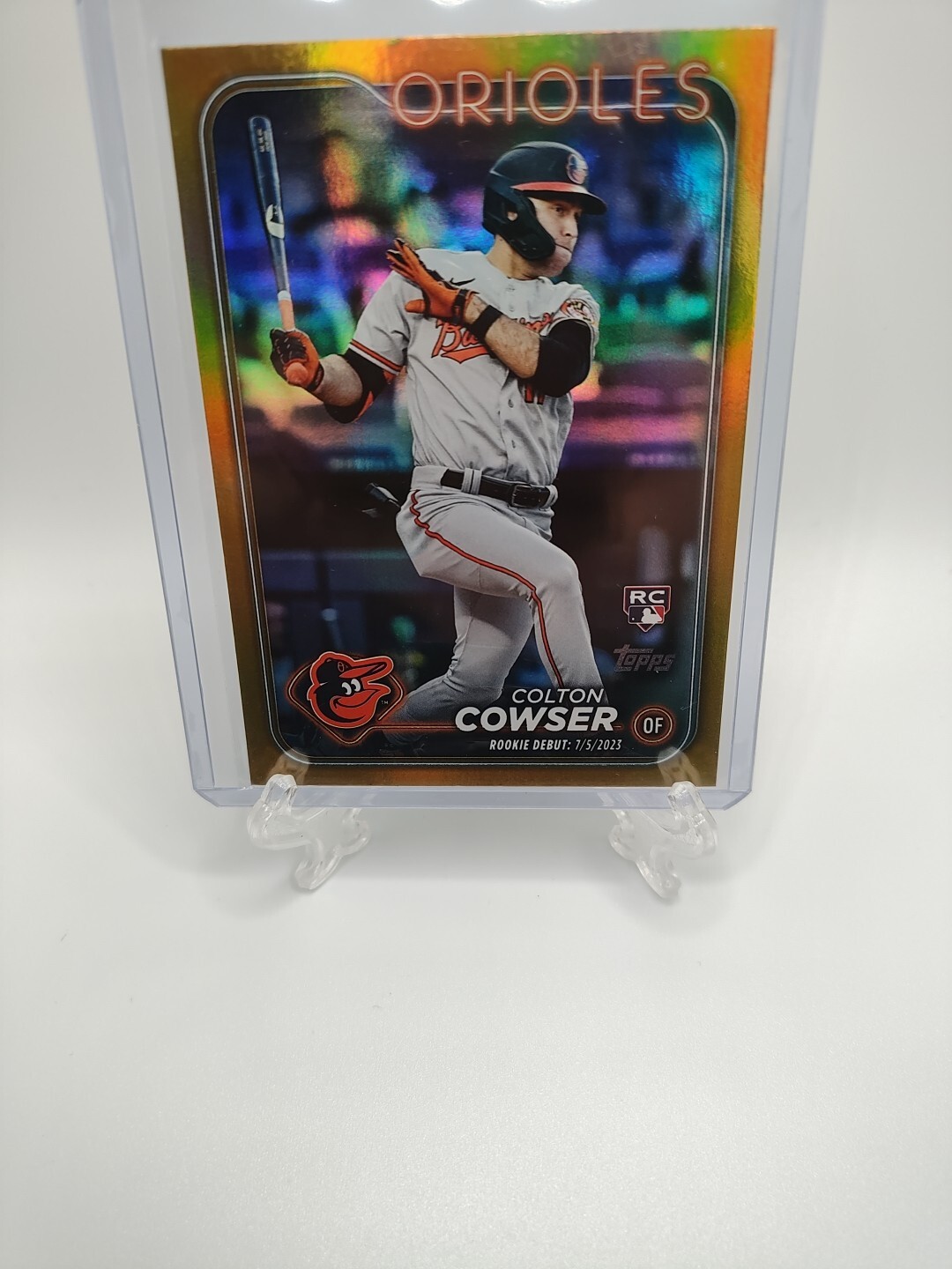 2024 Topps Update #US72 Colton Cowser Rookie Debut (RC) Gold Foil