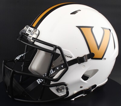 VANDERBILT COMMODORES NCAA Riddell Speed Full Size AUTHENTIC Football Helmet