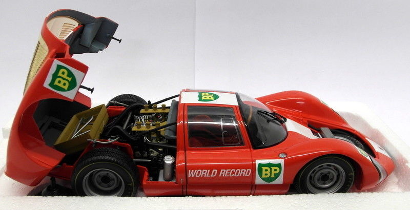 ミニカー MINICHAMPS PORSCHE906 WORLD RECORD MONZA 1/18 Minichamps Porsche 906 World Record Monza Red White w