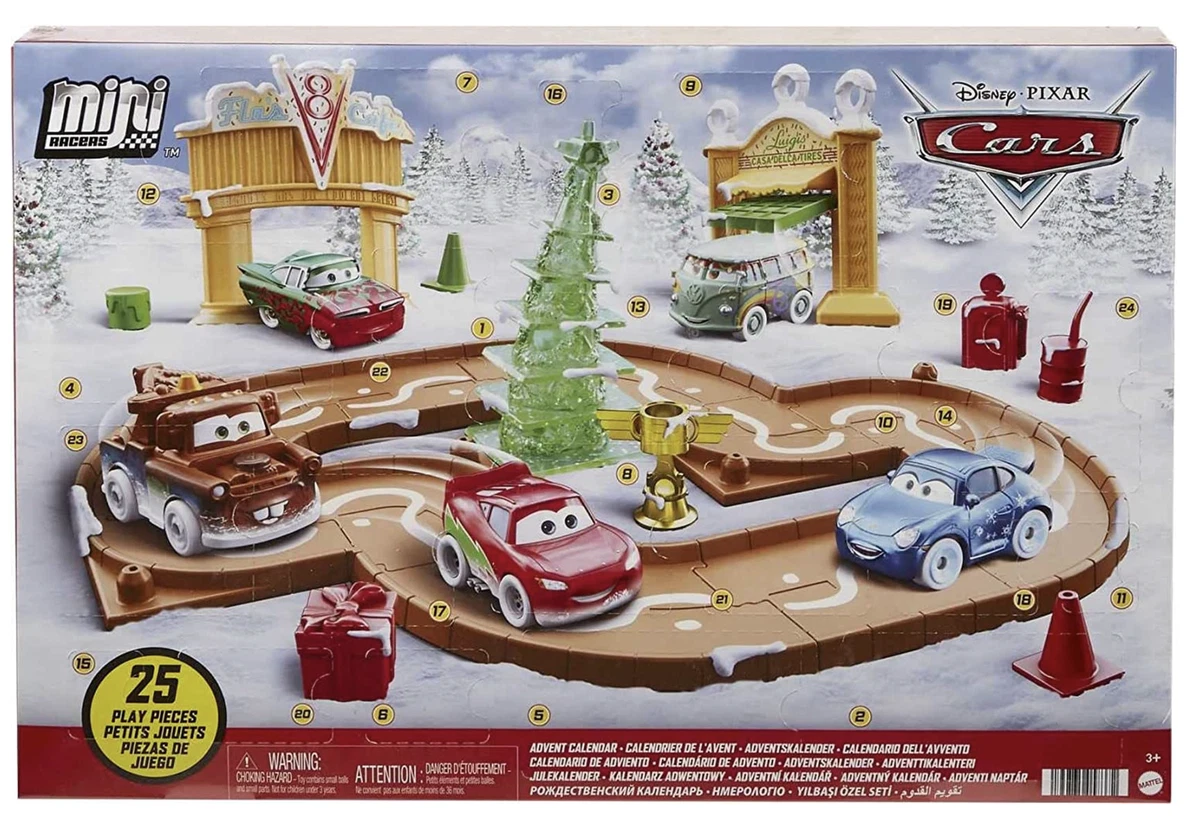 Disney Cars Pixar Mini Racers Advent Calendar Track Set McQueen Mater Mack 2022 | eBay Disney Cars Pixar Mini Racers Advent Calendar Track Set McQueen Mater Mack 2022 | eBay
