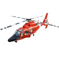 Roban 800size AS-365 Dauphin ARF RC Helicopter red Coast Guard Model Fuselage