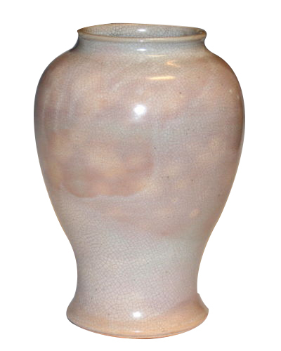 Japanische koreanische Volkskeramik antik knisternde Glasur cremefarben monochrome Vase Ikebana - Bild 9 von 11