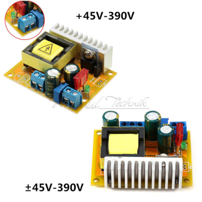 DC-DC 8-32V to ±45V-390V High Voltage Module ZVS Capacitor Step-up Charge Board