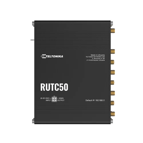 Teltonika RUTC50 5G Router - Dual-Sim, Failover, WiFi 6, Gigabit Ethernet