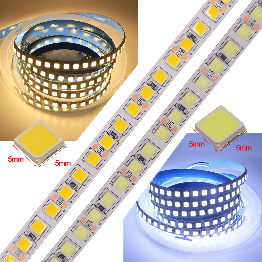 12V LED Luz de Tira 5M 5054 SMD Lámpara Cinta Flexible Super...