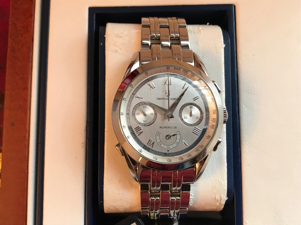 Vintage Universal Geneve Steel Mastertech No 29 of 500 Auto