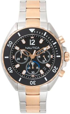 Nautica NAPNWP006 Men's Newport Chronograph Stainless Steel 47mm Watch