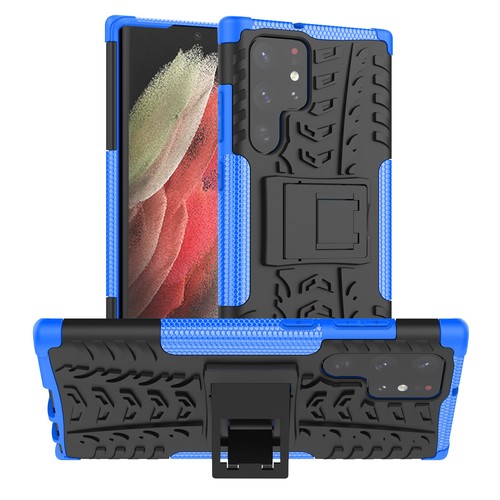 For Samsung Galaxy S23 S22 S21 FE Note 20 Ultra Armor Shockproof Kickstand Case - Picture 15 of 23
