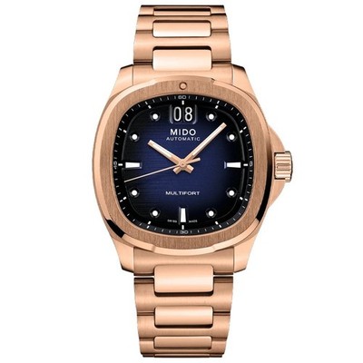 Mido Multifort TV Big Date 40mm Blue Dial Men's Watch M0495263304100