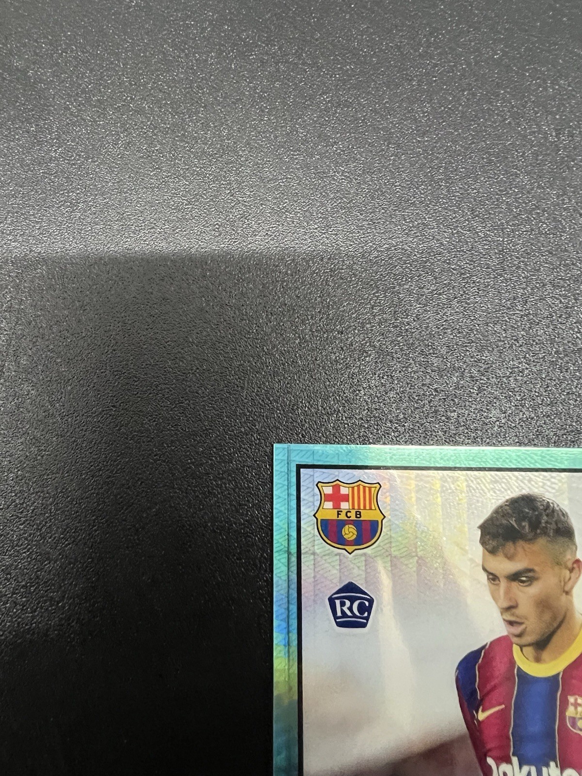 2020 Topps Chrome Merlin UEFA Pedri Aqua Prizm RC #89 Rookie view 12