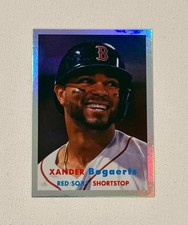 2021 Topps Archives RAINBOW FOIL 1957 Style Xander Bogaerts #4 SP /150 Numbered