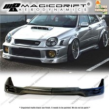 For 02 03 Subaru Wrx Sti Impreza 2.5 Rs Jdm V2 Front Bumper Lip Spoiler Body Kit For 02 03 Subaru Wrx Sti Impreza 2.5 Rs Jdm V2 Front Bumper Lip Spoiler Body Kit