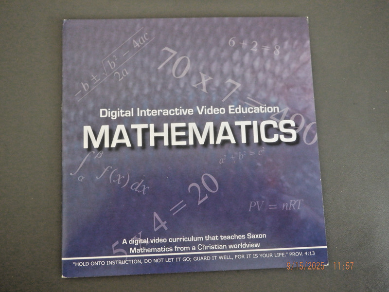SAXON GEOMETRY 1ST ED. DIVE DIGITAL INTERACTIVE VIDEO EDUCATION CD