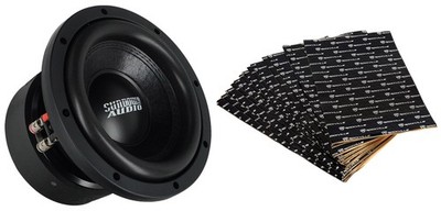 Sundown Audio E-8 V.6 D4 8'' 400 Watt RMS Car Subwoofer + Rockmat SW-EV68D4