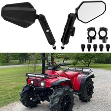 ATV Rear View Side Mirrors + 7/8" Handlebar Mounts For Honda FourTrax Rancher