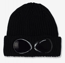 C.P. Company 17CMAC122A Merino Wool Knit Extra Fine Goggle Beanie Hat *RRP £155*