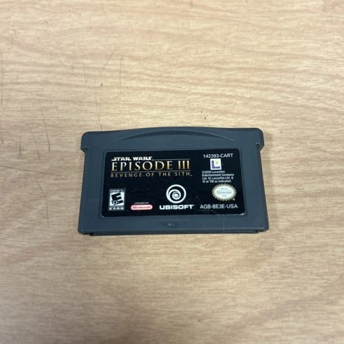 Nintendo Game Boy Advance Star Wars Episode 3 Revenge Of The Sith Ubisoft WORKS!