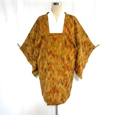 JAPANESE KIMONO KIMONO COAT 88cm 2 ft 11 in PURE SILK ZZ1095