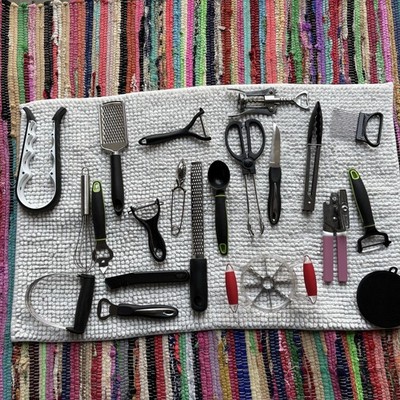 Huge Kitchen Utensil Lot 20 Pc Assorted Cooking Tools Gadgets Bundle Microplane