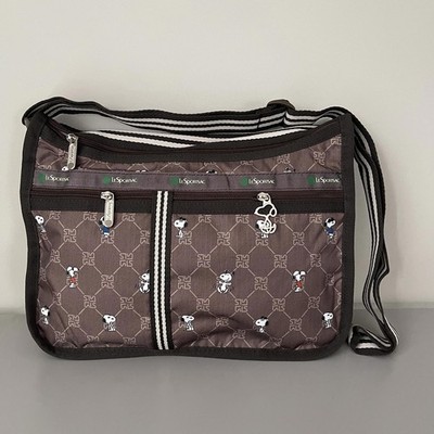 Lesportsac x Peanuts Snoopy 70th Anniversary Large Deluxe Everyday Bag NWT