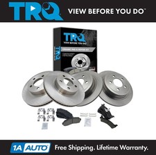 Trq Disc Brake Rotor Ceramic Pad Front Rear Kit For Ford Explorer Sport Trac