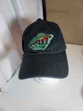 CCM Minnesota Wild NHL Hockey One-Fit Hat Cap Black Adult