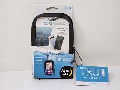 Nite Ize RunOff Waterproof Phone Case with TRU Zip Technology - New