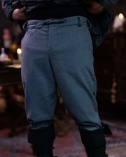 Mytholon Rocco Hose Wolle Grau XL Larp Mittelalter #12321