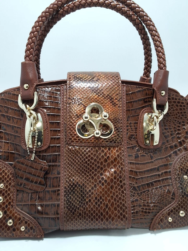 Cartera de mano M C Marc Chantel Gator CUERO  Foto 2 de 4