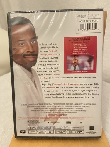 A Thin Line between Love & Hate (DVD, 1996) 794043485121| eBay